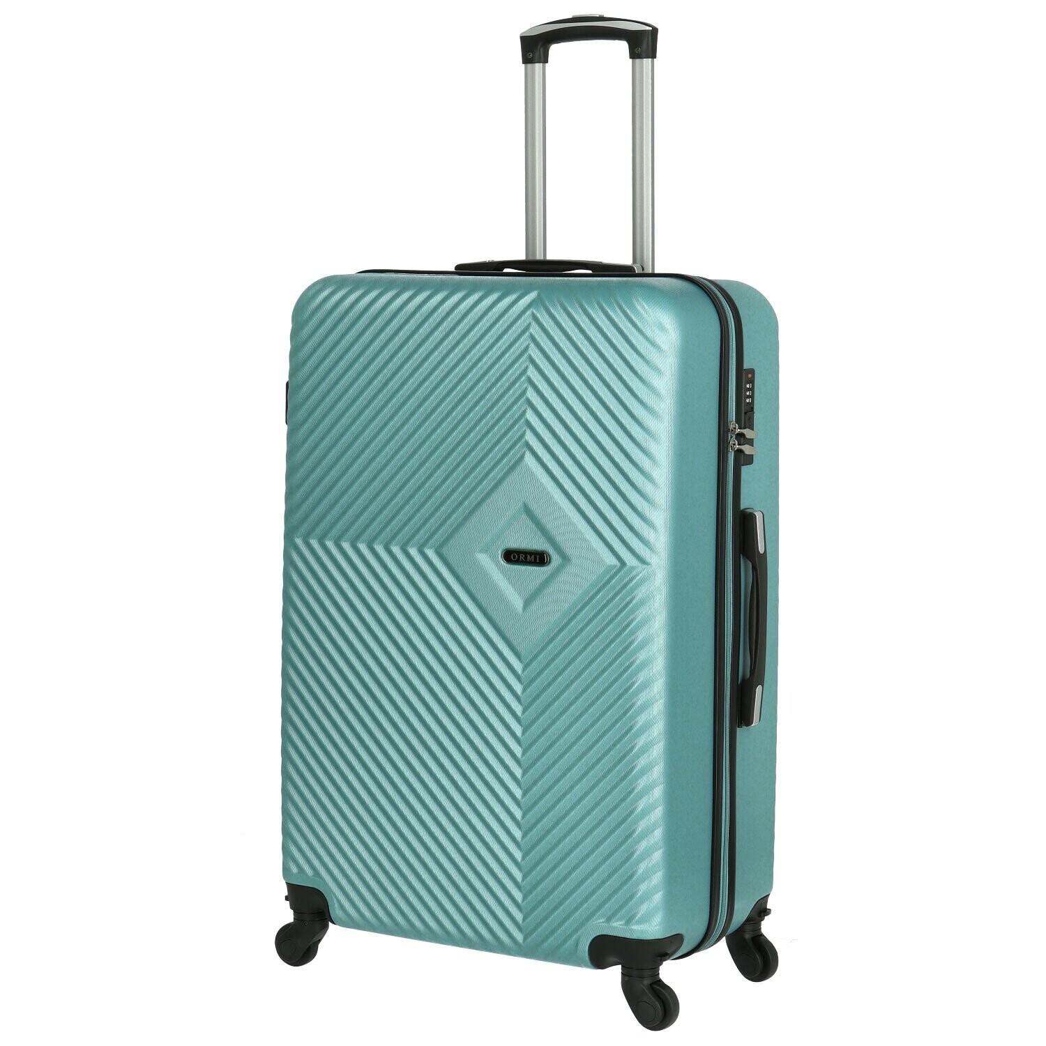 Cestovní plastový kufr Folker velikost L, světle modrý