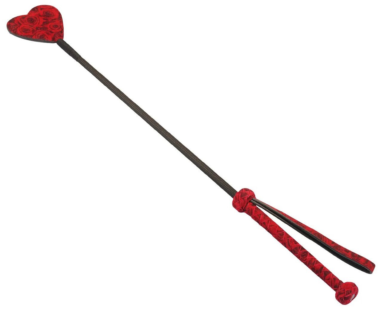 Liebe Seele Jezdecký bičík se srdíčkem Red Rosy - Liebe Seele