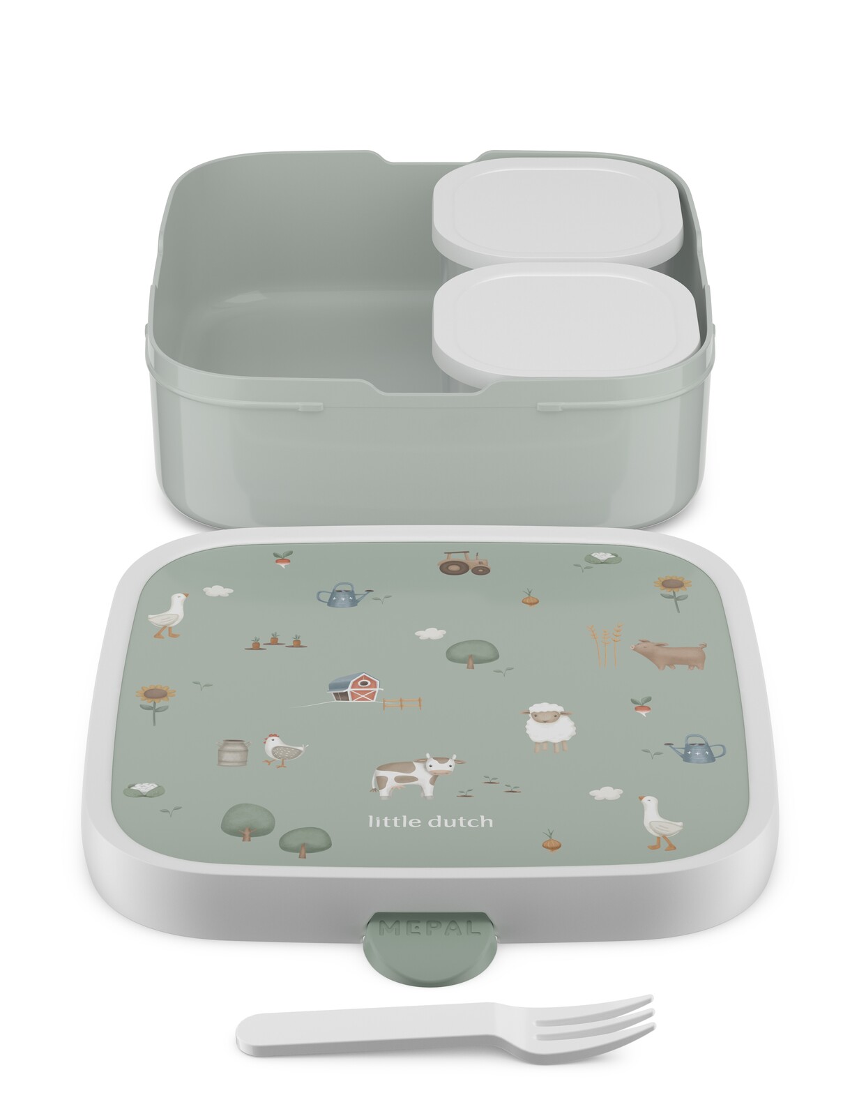 Mepal Campus Svačinový box pro děti Bento Large Little Dutch Little Farm
