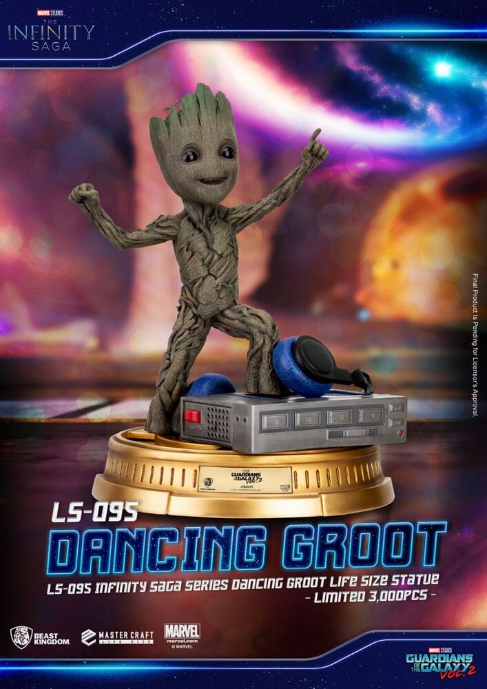 Beast Kingdom Toys | Guardians of the Galaxy 2 - Life-Size Statue Dancing Groot 32 cm