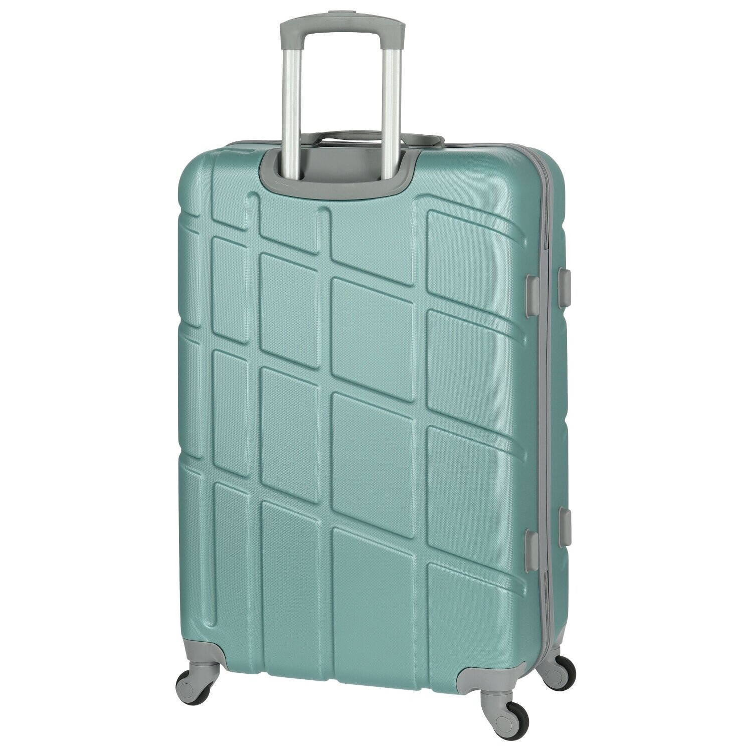 Cestovní plastový kufr Ormi Dakota velikost L, světle modrý