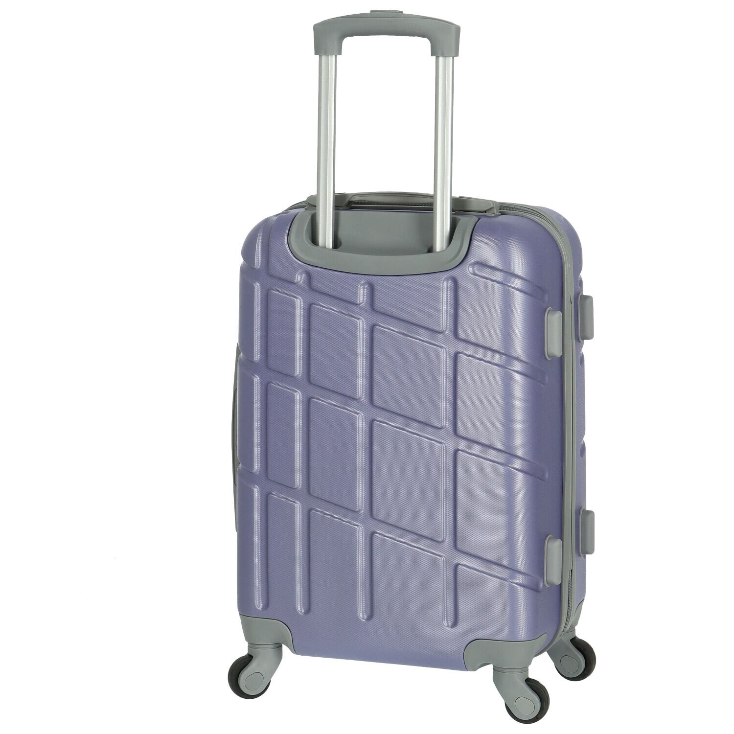 Cestovní plastový kufr Ormi Dakota velikost S, fialový