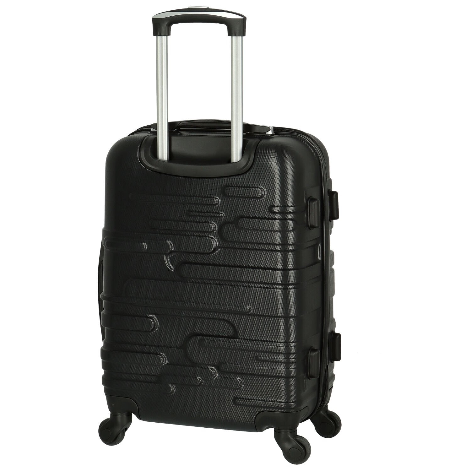 Cestovní plastový kufr Ormi Basil velikost S, černý