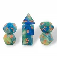 Dice4friends Dice Set Galaxy: Ocean (7)