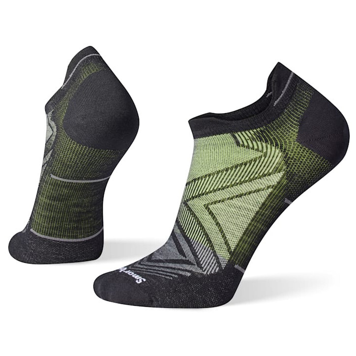 Dámské ponožky Smartwool Run Zero Cushion Ankle Socks Velikost ponožek: 34-37 / Barva: černá