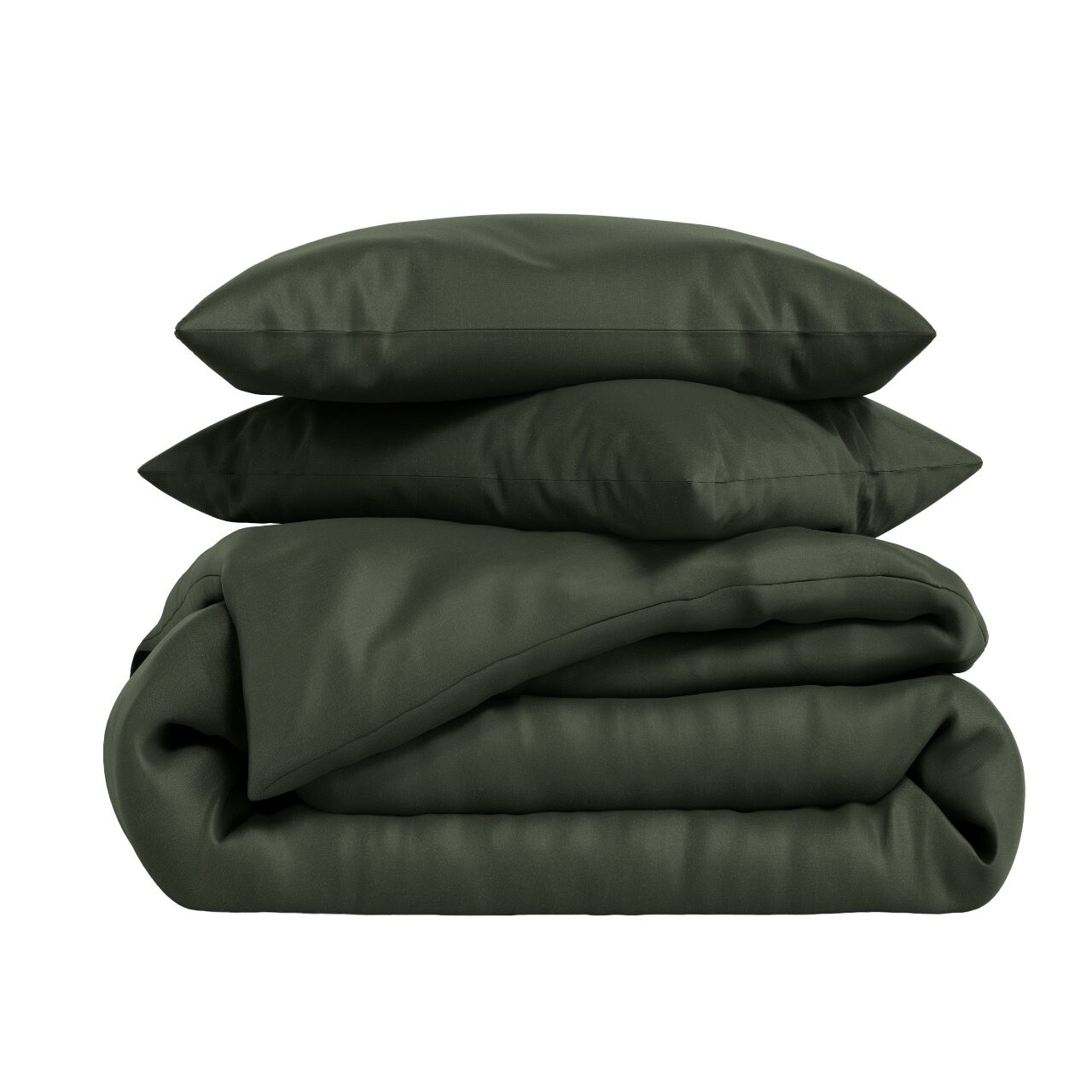 Jednolůžkové povlečení na přikrývku GRACE 140 x 200 cm, lesní zelená, tencel, Clarysse