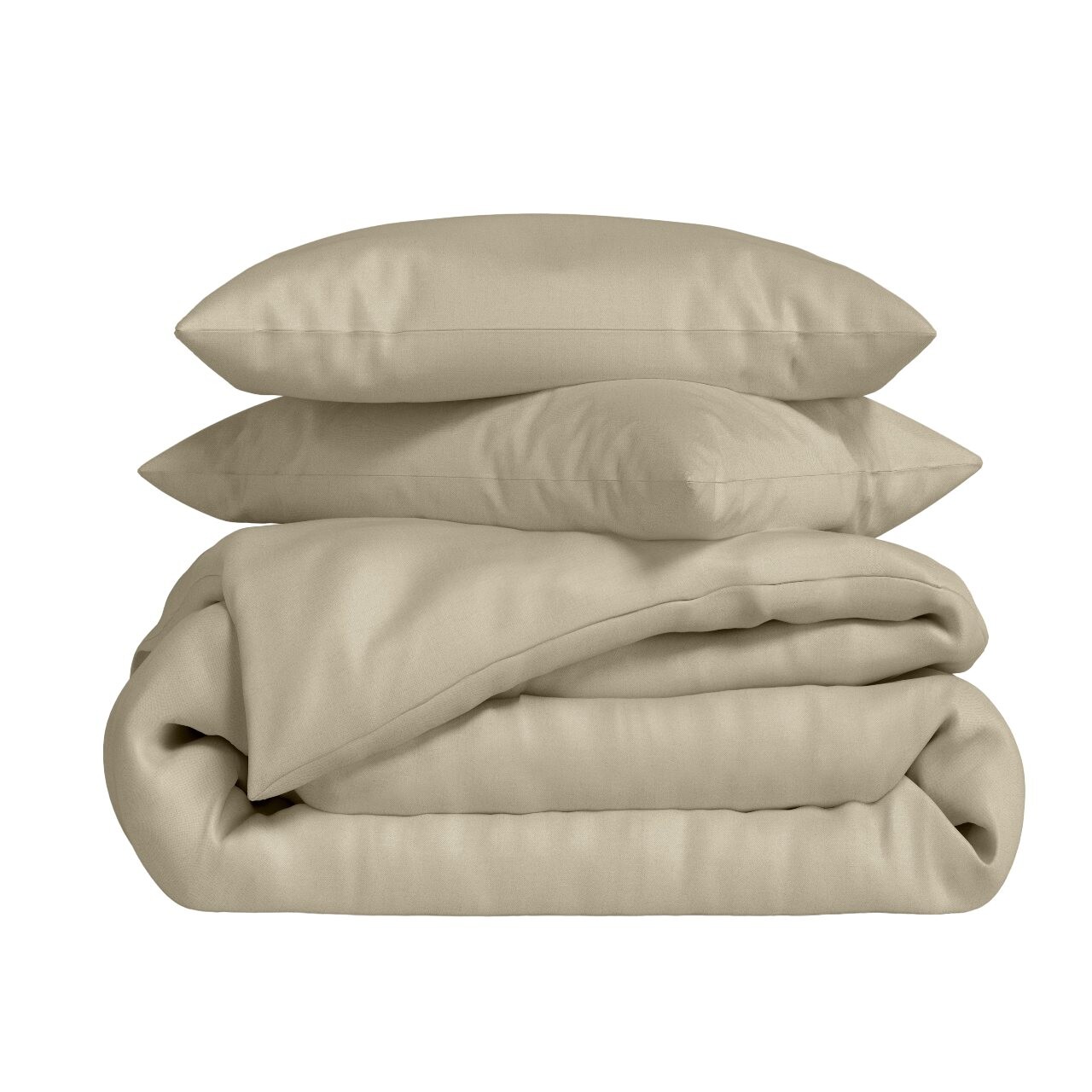 Jednolůžkové povlečení na přikrývku GRACE 140 x 200 cm, mandlově krémová, tencel, Clarysse