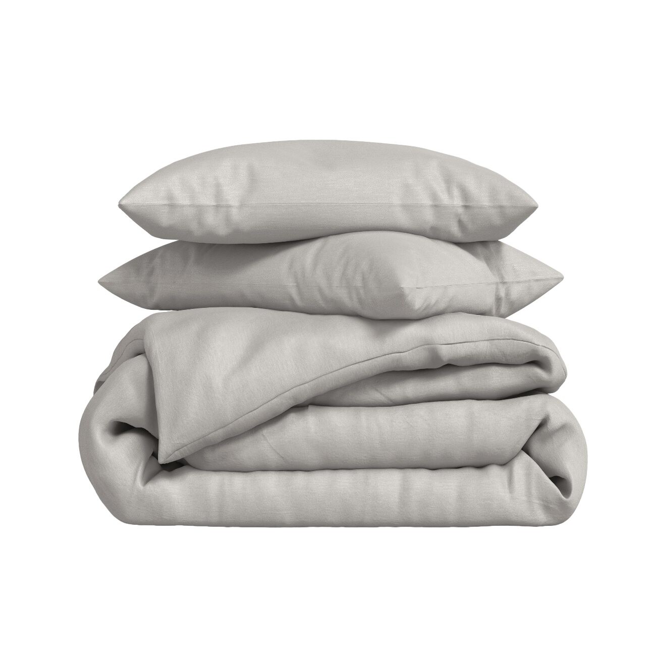 Jednolůžkové povlečení na přikrývku NOA 140 x 200 cm, šedý kámen, bavlna, Clarysse