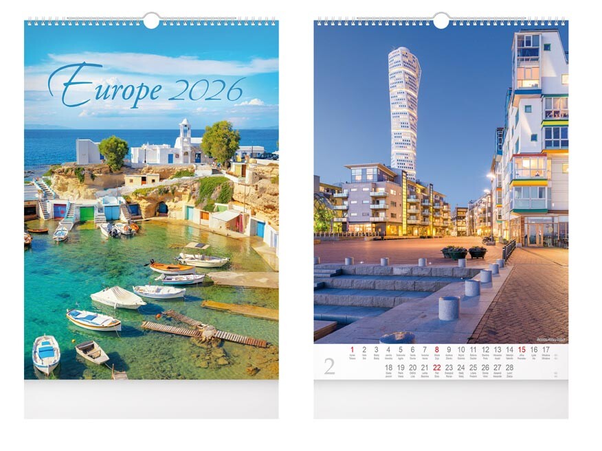 MFP 1061628 Kalendář 2026 nástěnný Europe