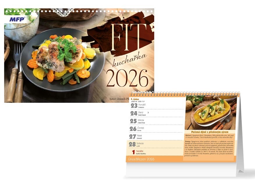 MFP 1061648 Kalendář 2026 stolní FIT kuchařka