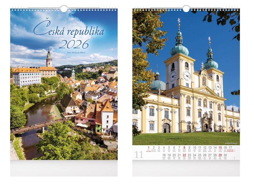 MFP 1061627 Kalendář 2026 nástěnný Česká republika