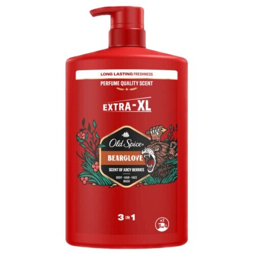 Old Spice Bearglove sprchový gel 3v1 XL 1000ml