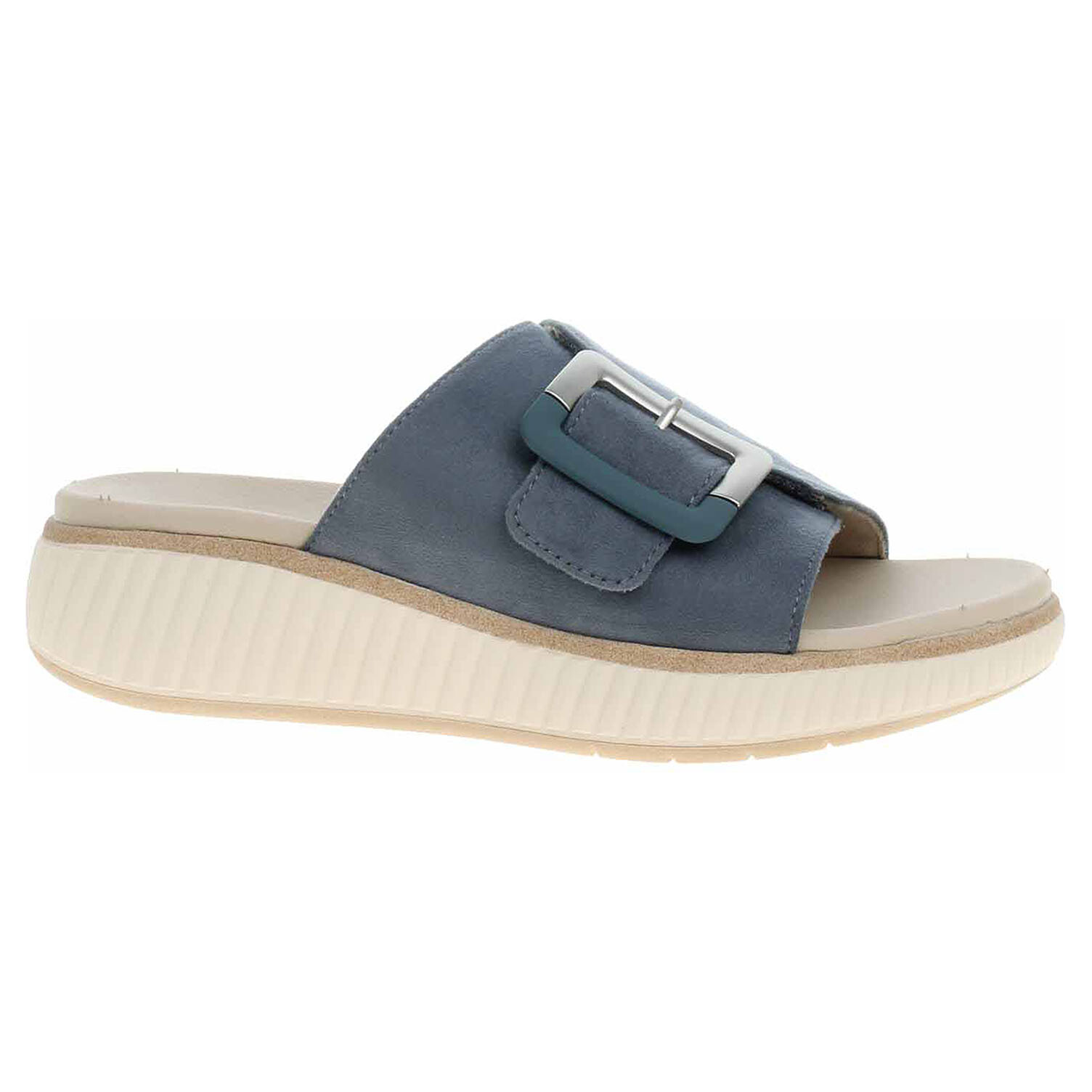 Ecco Dámské pantofle Jana 8-27265-44 denim 23601312