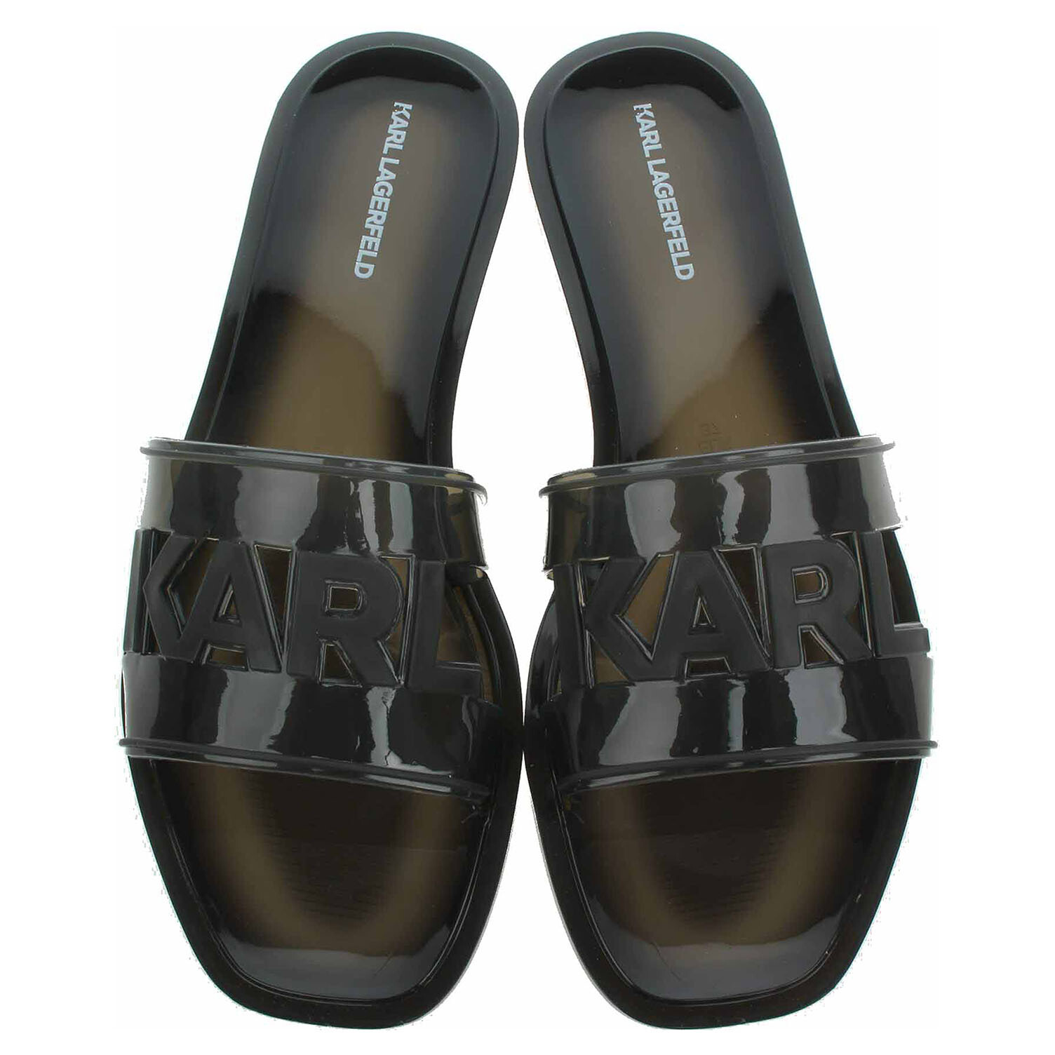 Ecco Karl Lagerfeld dámské plážové KL80005T V00 Black Rubber 23700565