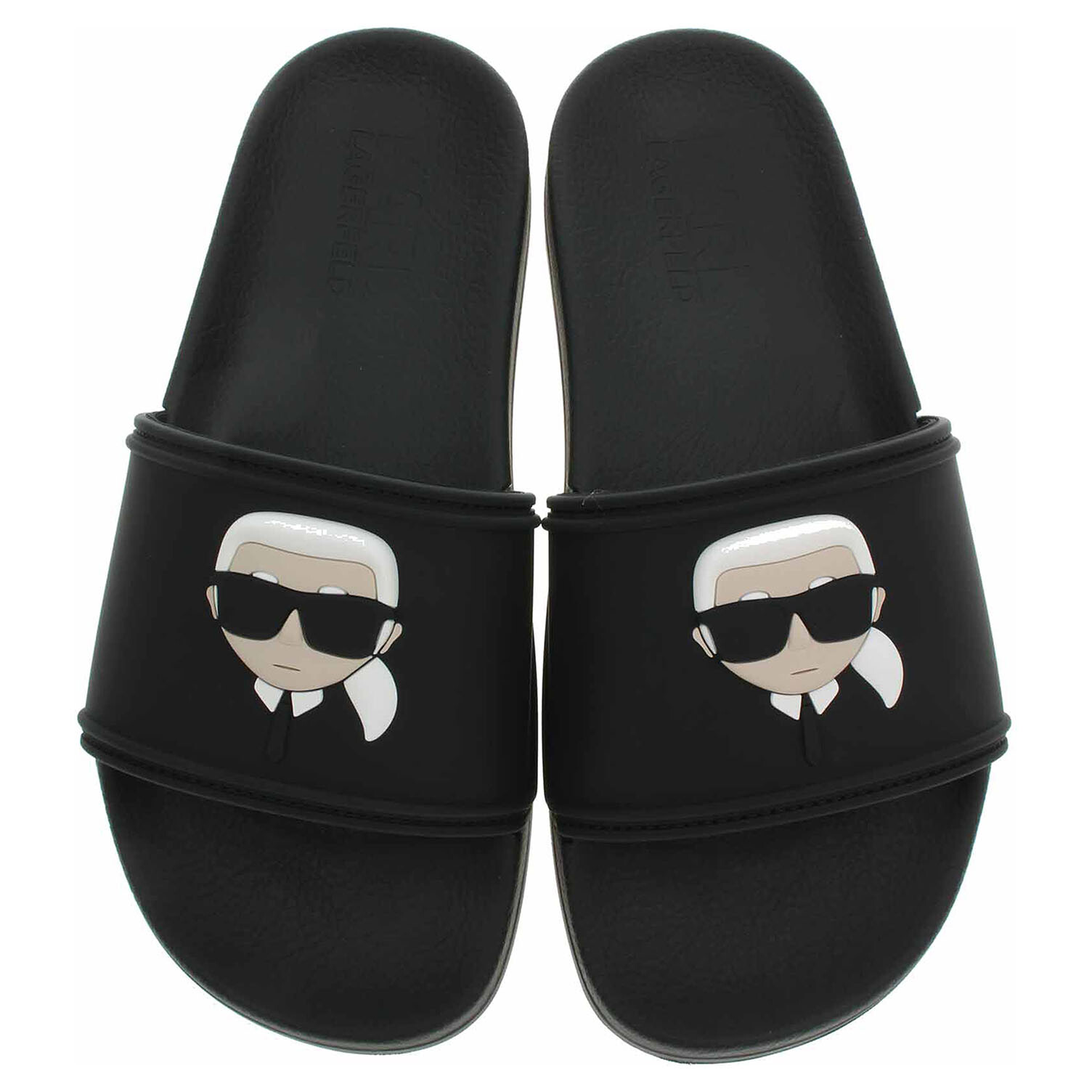 Ecco Karl Lagerfeld dámské plážové KL80905A V00 Black Rubber 23700567