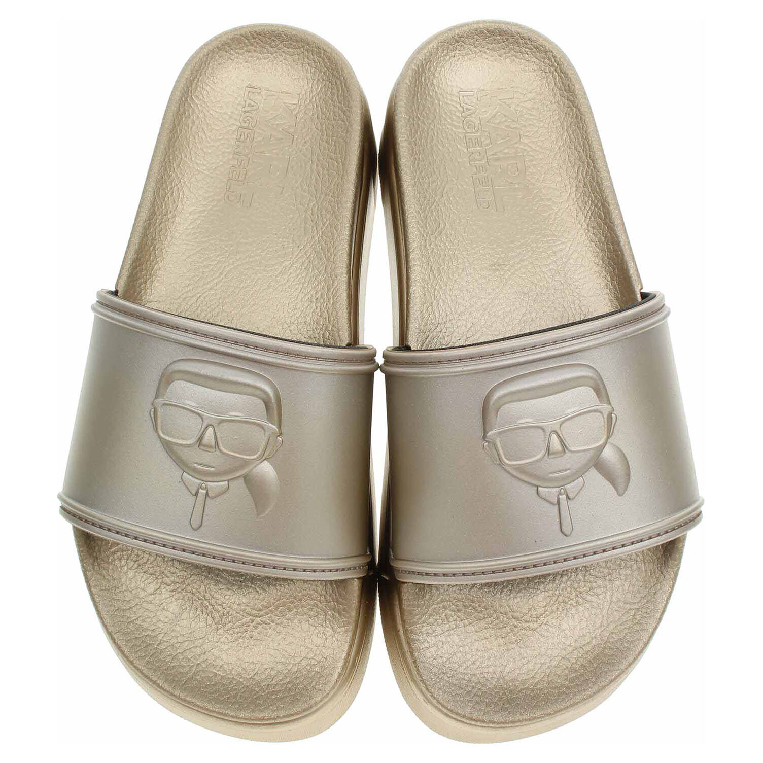 Ecco Karl Lagerfeld dámské plážové KL88819 VGD Gold Rubber 23700570