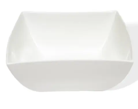 Miska 24x24 cm, bílá