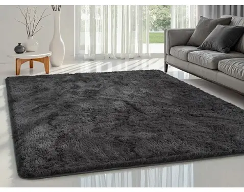 Koberec Fluffy Shaggy 80x150 cm, antracitový