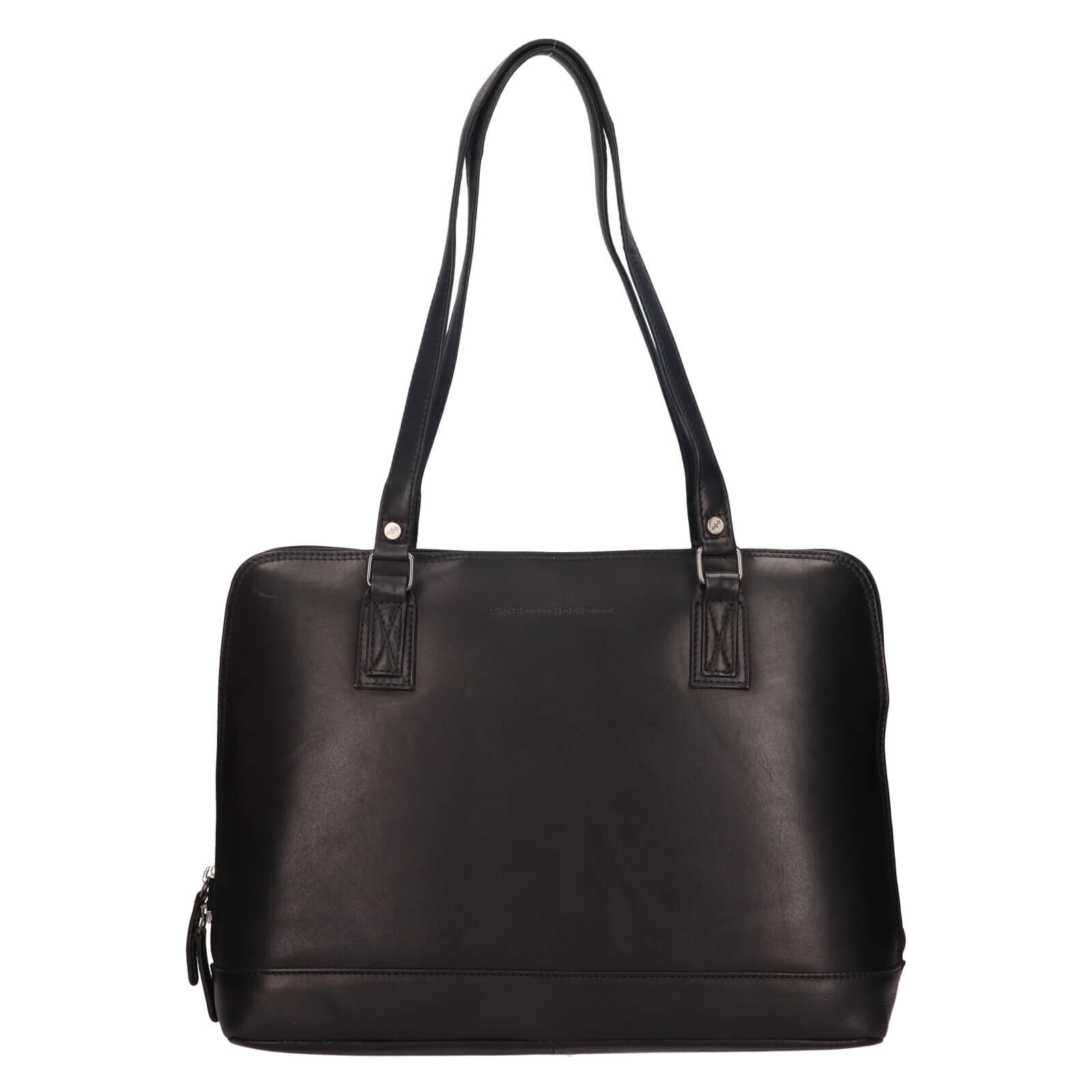 Dámská kožená kabelka na notebook The Chesterfield Brand Selvino - černá