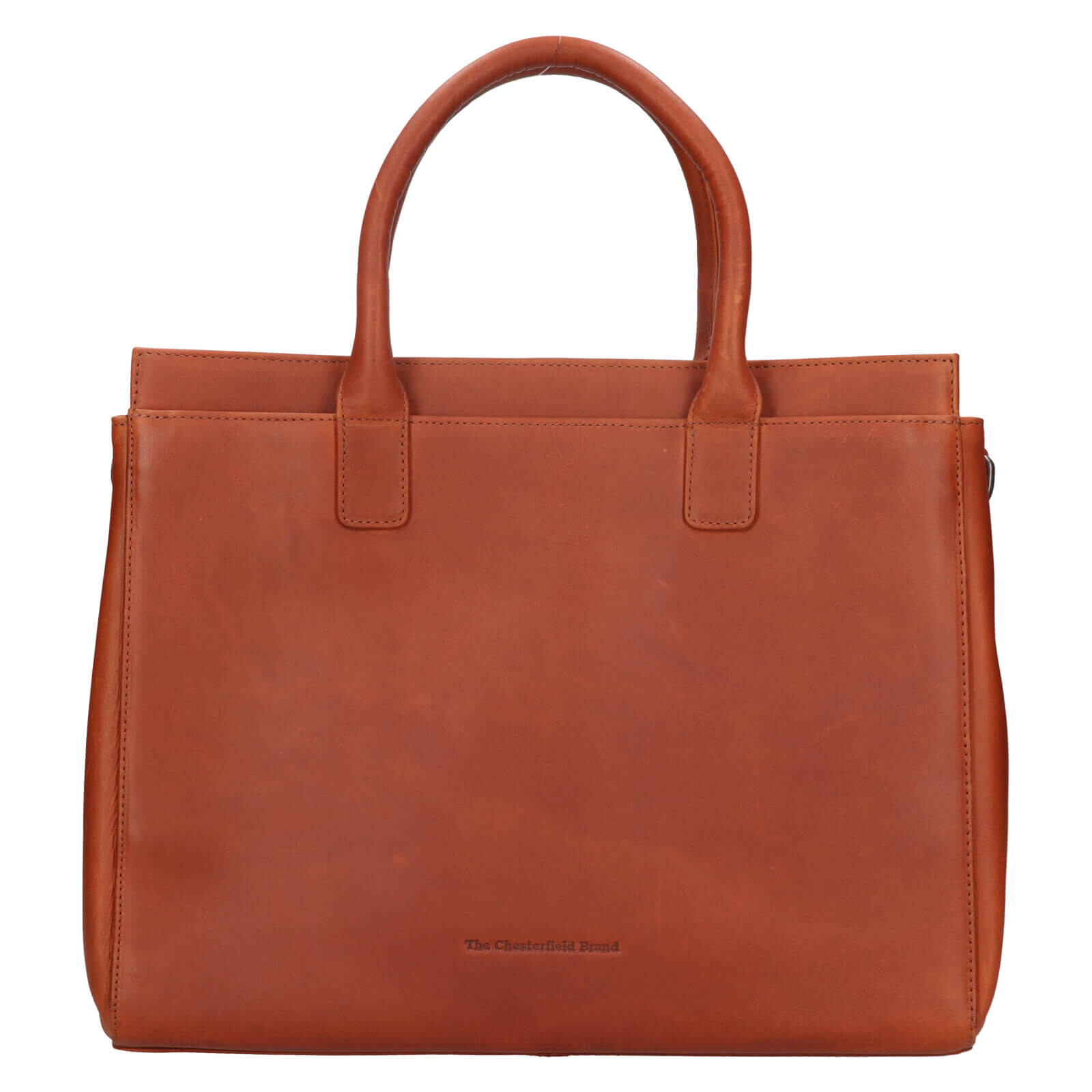 Dámská kožená kabelka na notebook The Chesterfield Brand Rivera - koňak