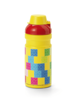 LEGO Brick láhev na pití - červená/žlutá