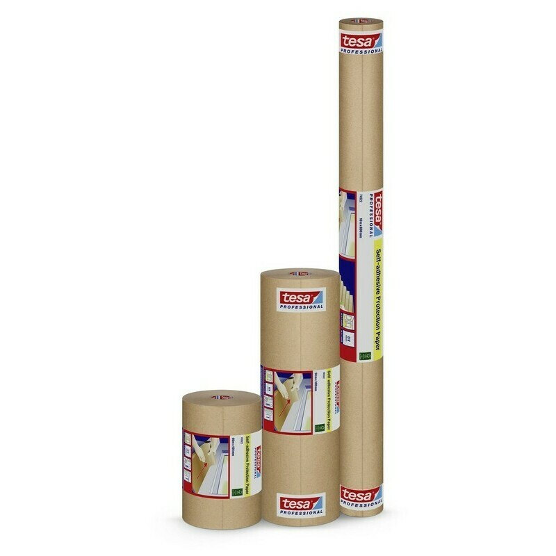 Papír zakrývací samolepící Tesa 74922 0,6 m/10 m