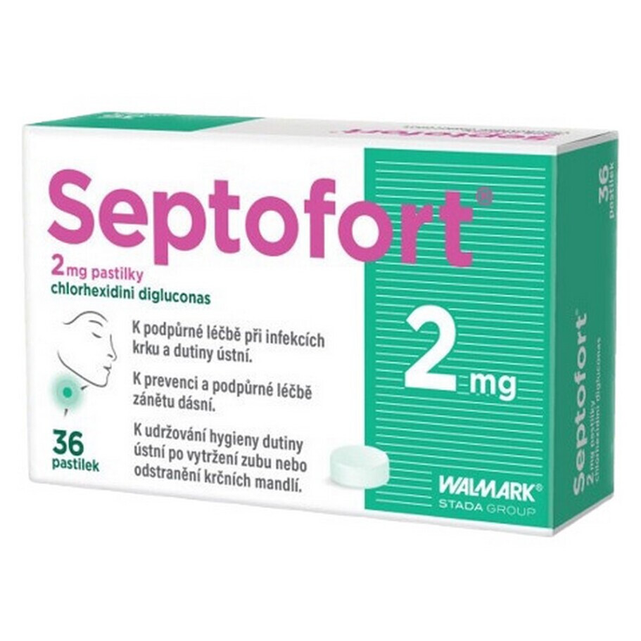 SEPTOFORT 2mg 36 pastilek