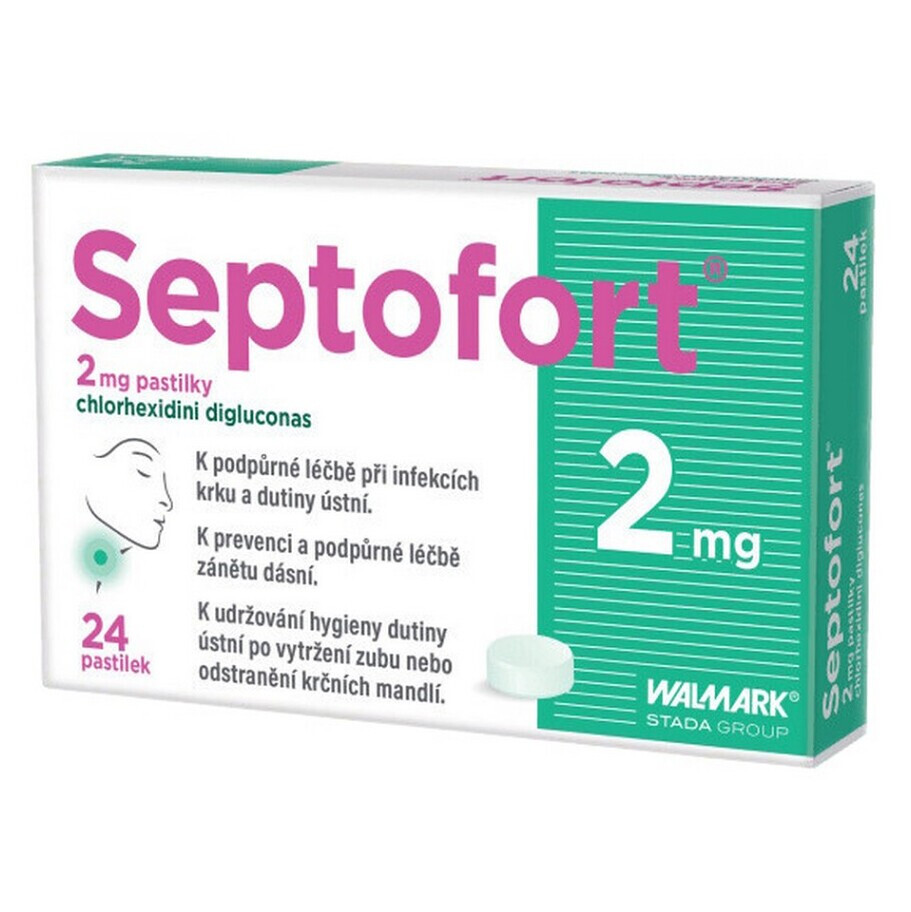 SEPTOFORT 2mg 24 pastilek