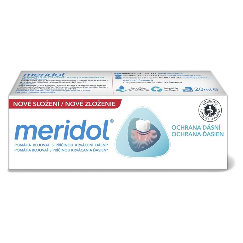 MERIDOL Zubní pasta Ochrana dásní 20 ml