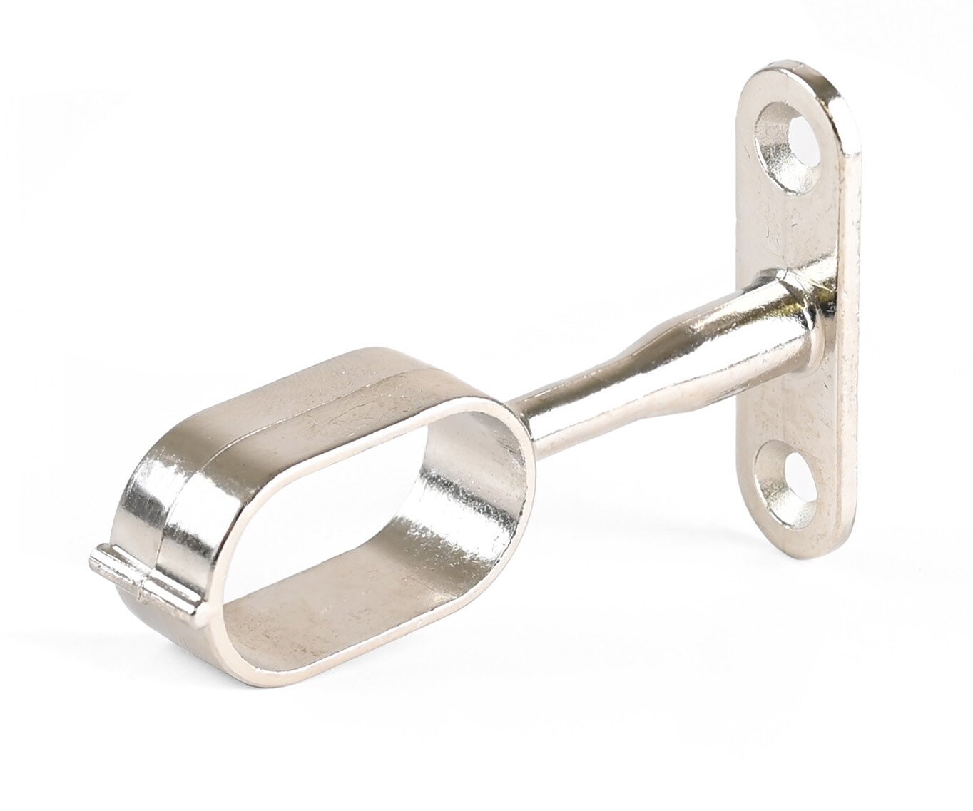 Držák šatní tyče oválný průběžný