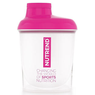 Nutrend Šejkr průhledný-růžový  300ml.