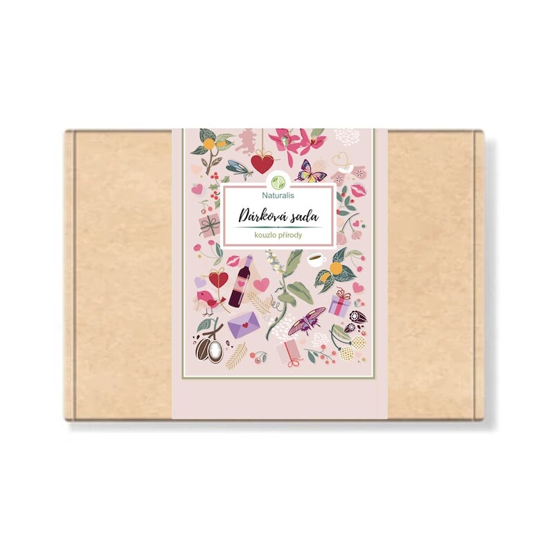 Dárková krabice velká růžová Naturalis