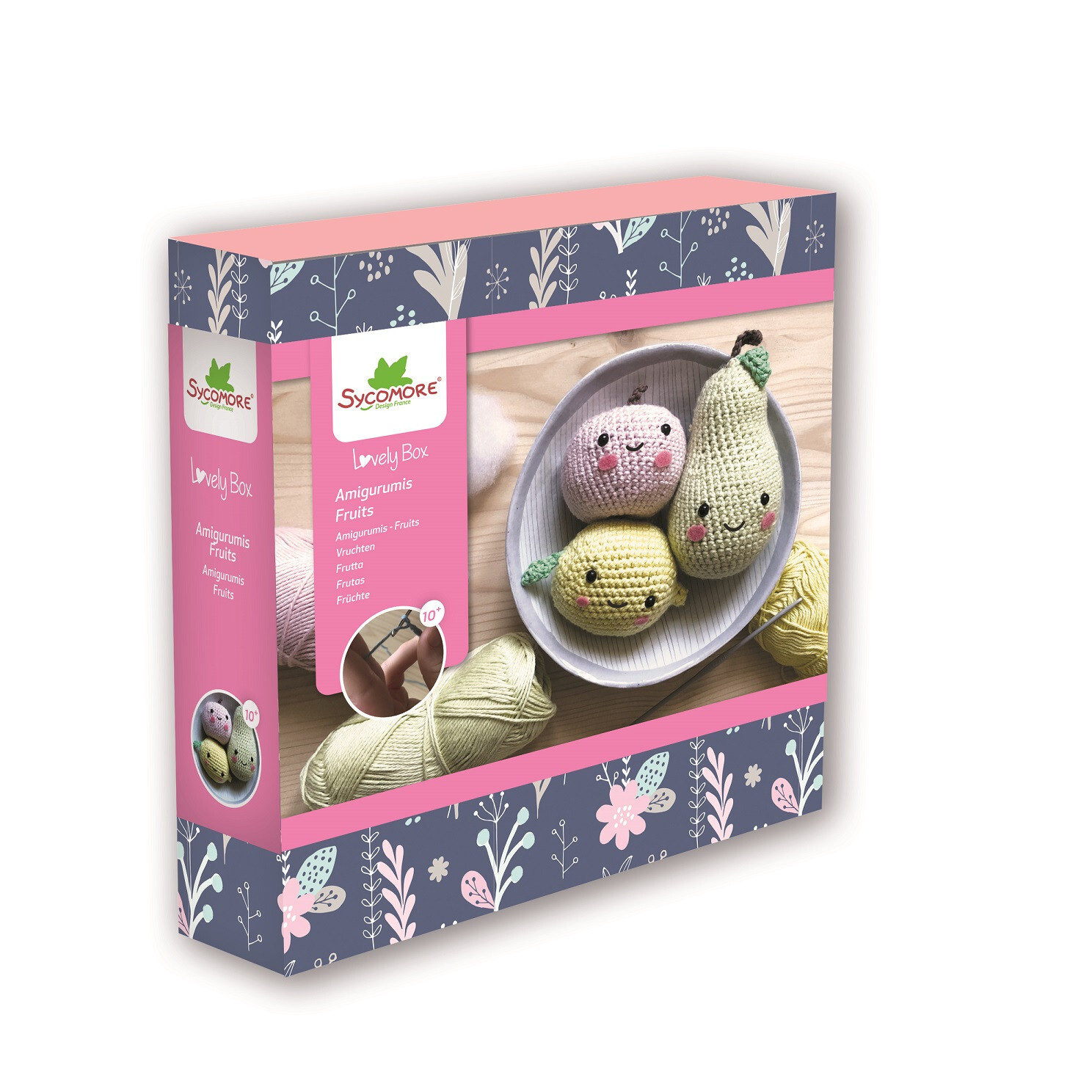 Lovely box - háčkované ovoce - Amigurumi