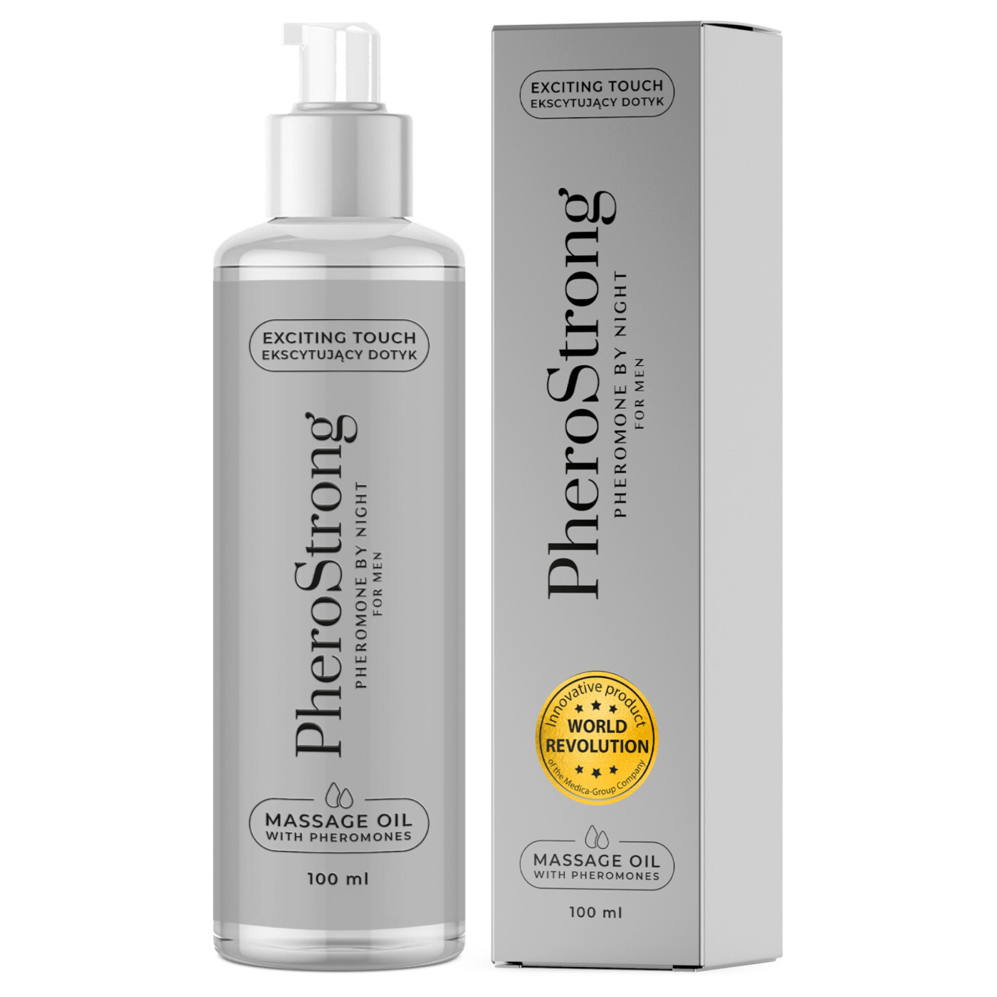 PheroStrong by Night - masážní olej pro ženy (100 ml)