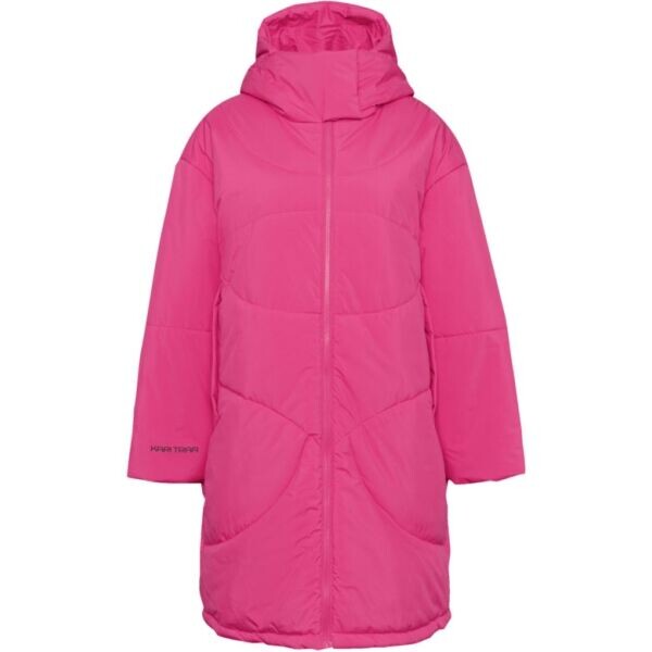 KARI TRAA KAROLINE PARKA Dámský zateplený kabát, růžová, velikost