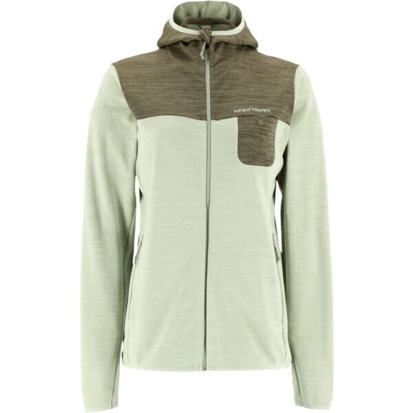 KARI TRAA SANNE Dámská funkční mikina, světle zelená, velikost