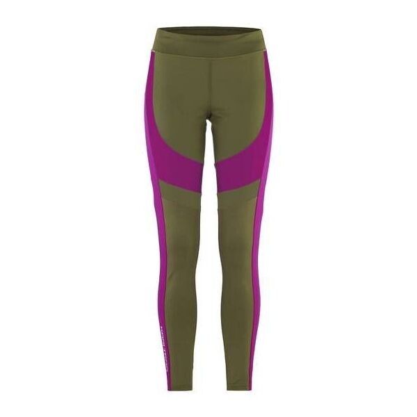 KARI TRAA VICKY Dámské sportovní legíny, khaki, velikost
