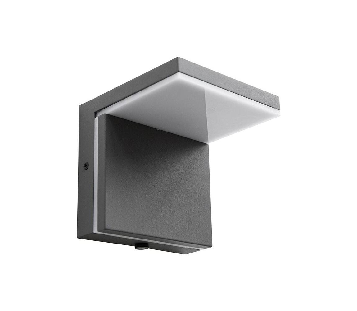 LED Venkovní nástěnné svítidlo LASSAN LED/8W/230V 3000K IP54 antracit