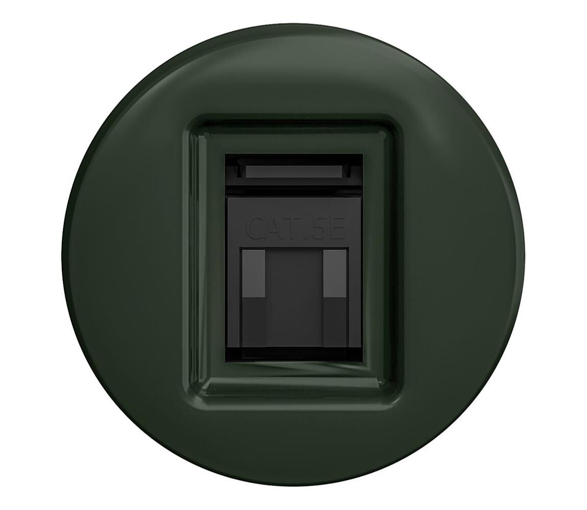 lap lap - Retro datová zásuvka zelená