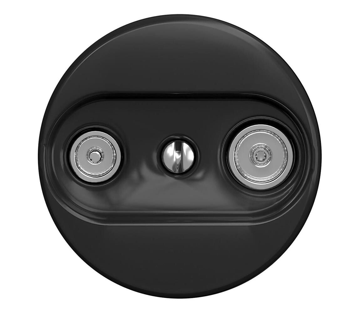 lap lap - Retro účastnická zásuvka TV+R (koncová) černá