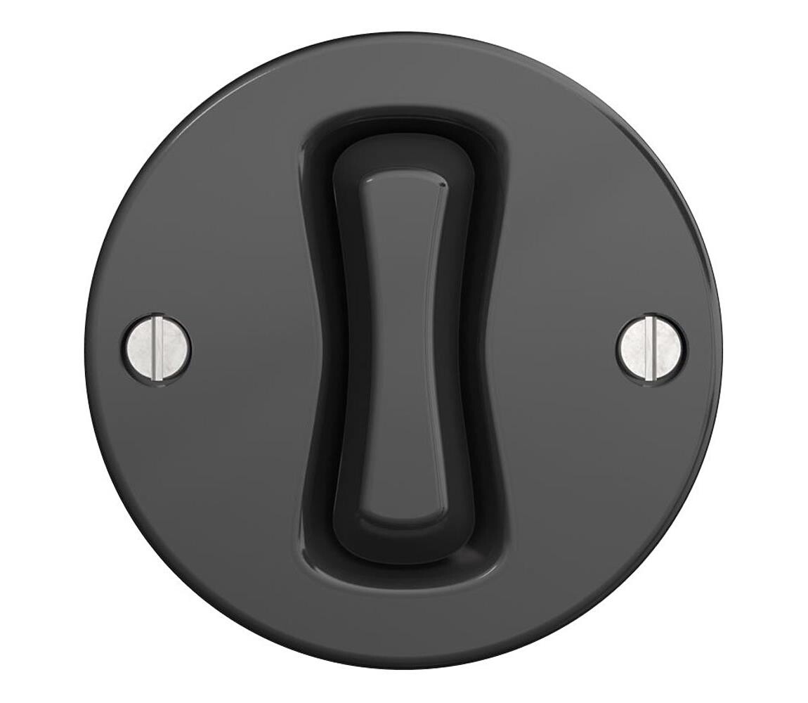 lap lap - Retro schodišťový vypínač č. 6 antracit