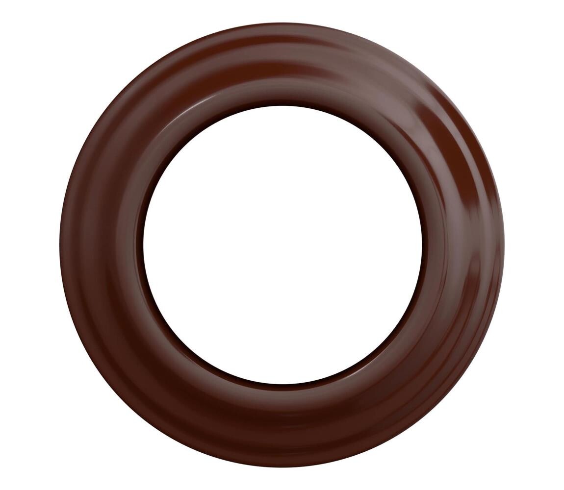 lap lap - Retro rámeček jednoduchý hnědá