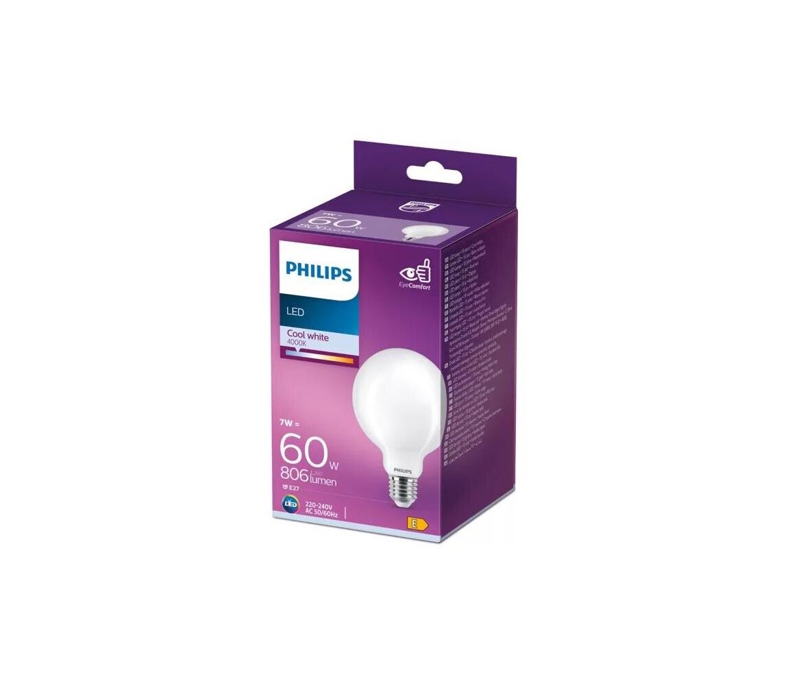 Philips LED Žárovka Philips G93 E27/7W/230V 4000K