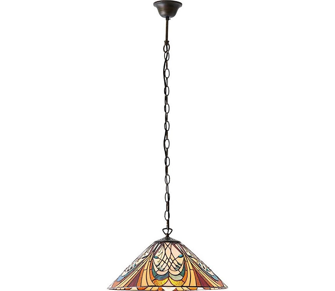 Endon Endon 64162 - Lustr na řetězu HECTOR 1xE27/60W/230V pr. 40 cm