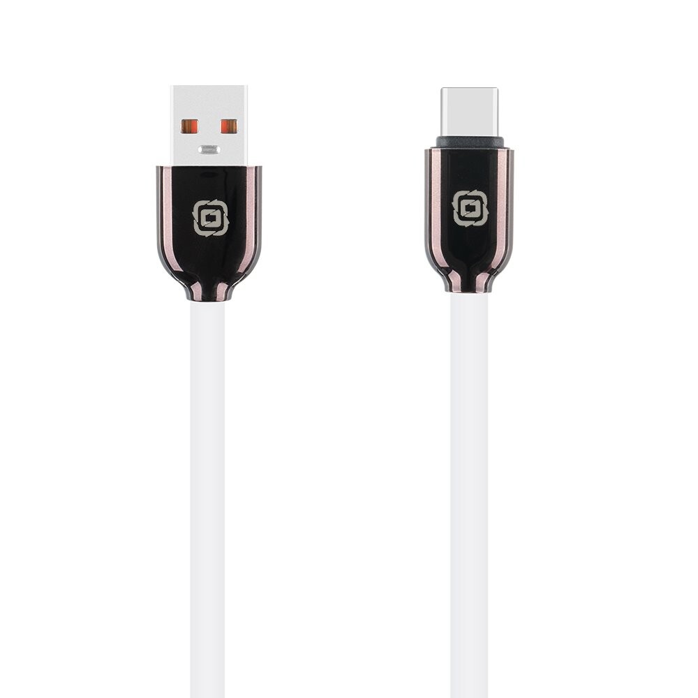 Datový kabel OBAL:ME Sleek USB-A-USB-C White