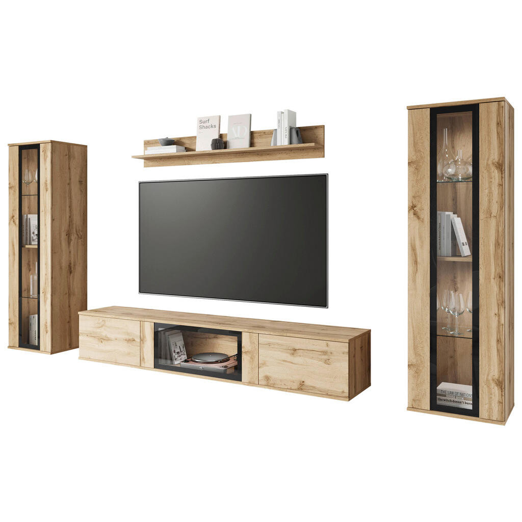 XXXL OBÝVACÍ STĚNA, dub wotan