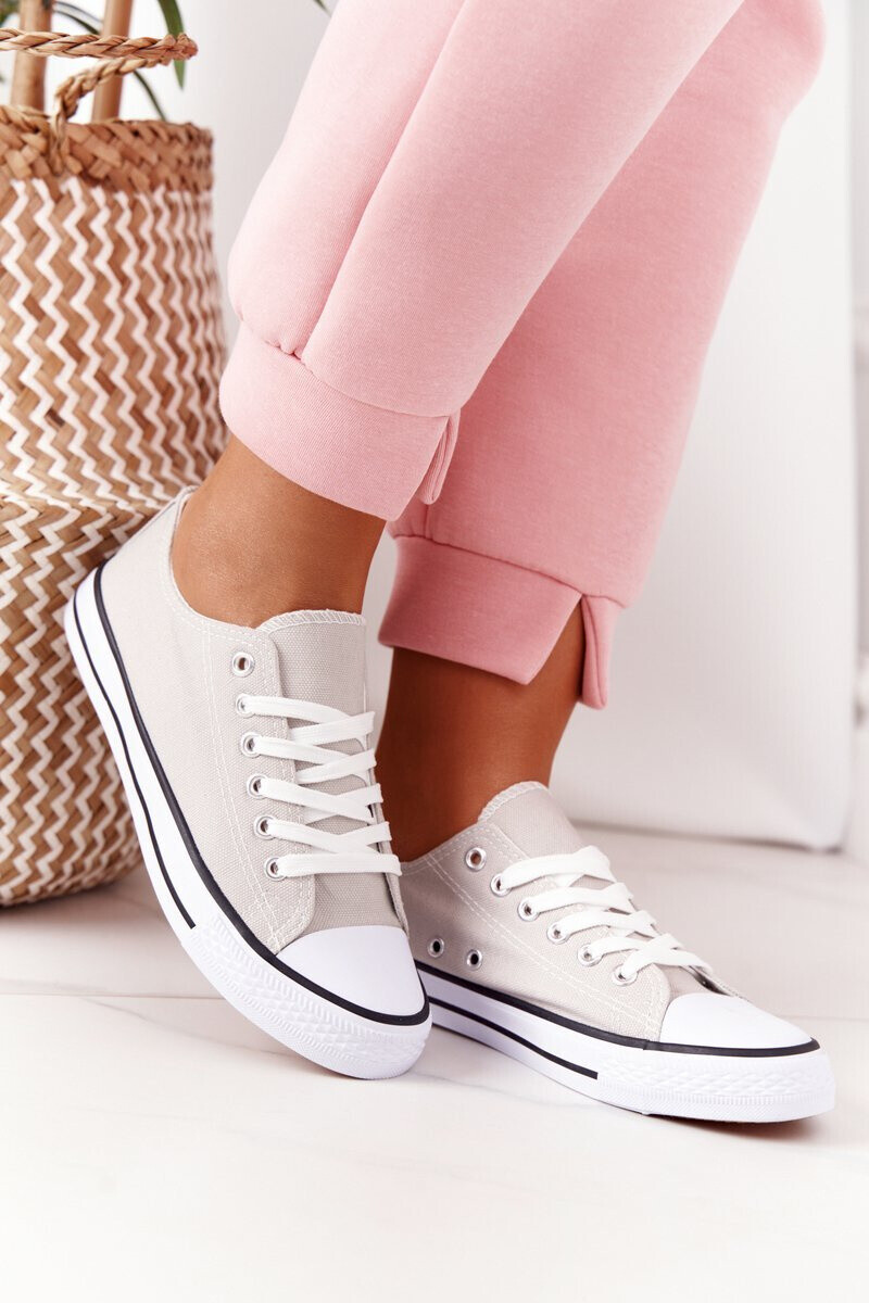 Boto Dámské Klasické Tenisky Šedé Omerta