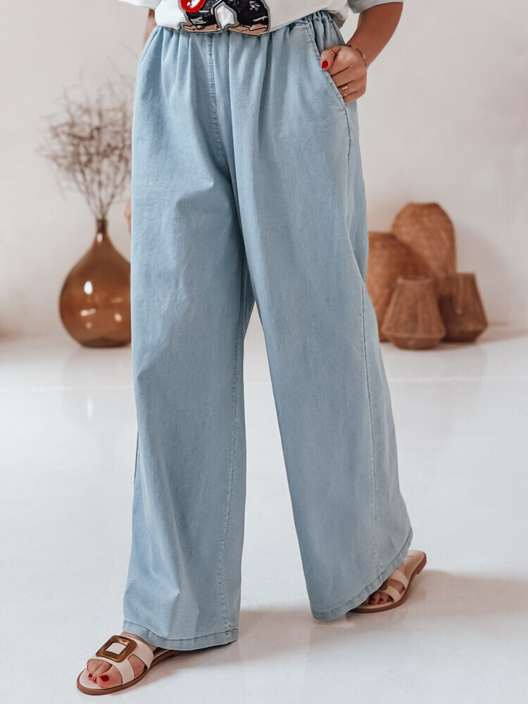 Spodnie damskie jeansowe DENIMJOY jasno niebieskie Dstreet