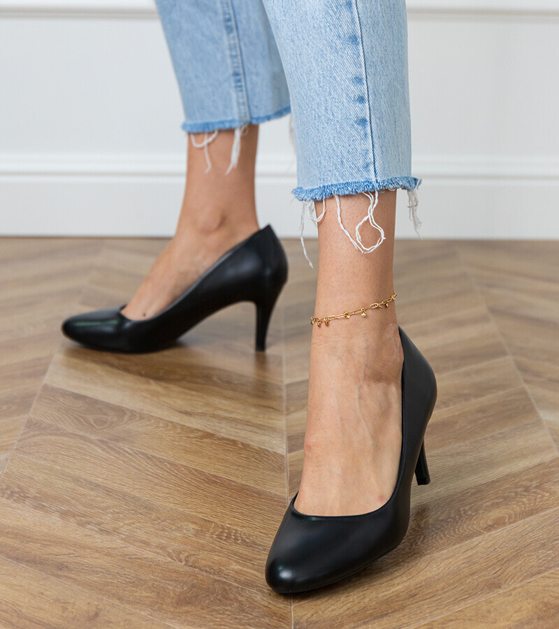 D/CEO Black classic women's pumps Veris