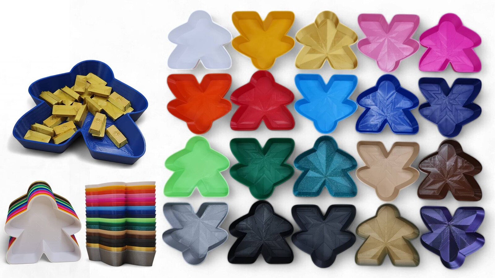 MitroCZECH Miska Meeple Barva: Bílá, Velikost: Malý